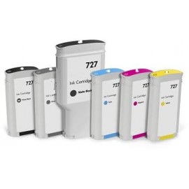 Ciano Compatible  Hp Designjet  T1500,T2500,T920-130Ml 727