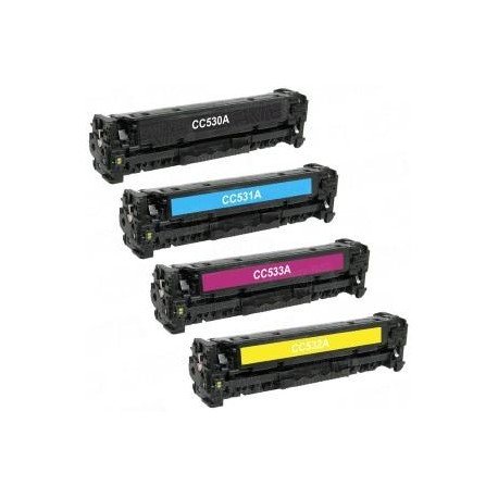 Yellow toner universal HP CC532A/CE412A/CF382A-2.8K